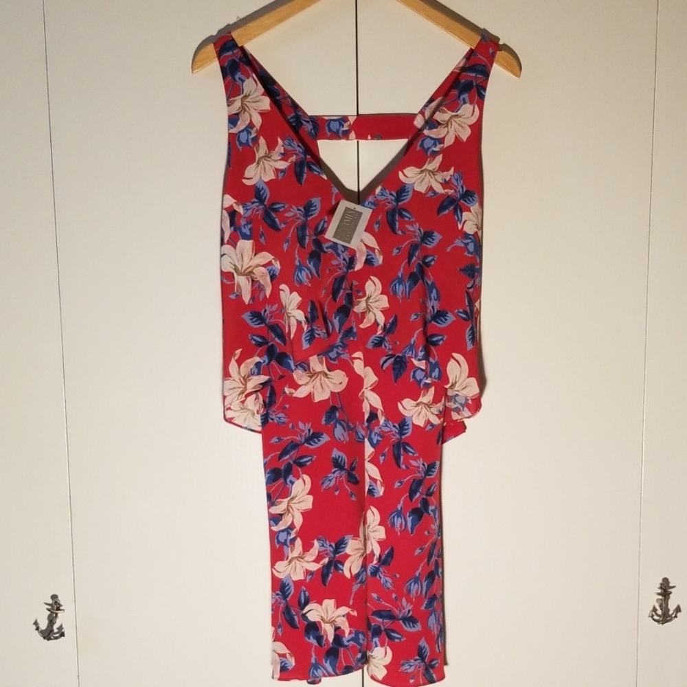 100% Silk Women's Intermix Lisette Floral Dress